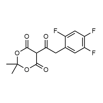 2,2-Dimethyl-5-(2-(2,4,5-trifluorophenyl)acetyl)-1,3-dioxane-4,6-dione|CS-0687557