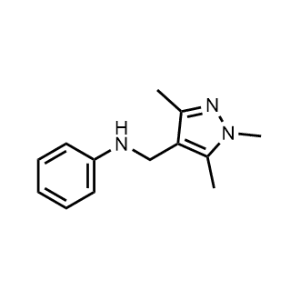 N-((1,3,5-Trimethyl-1H-pyrazol-4-yl)methyl)aniline|CS-0687590