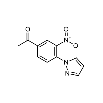 1-(3-Nitro-4-(1h-pyrazol-1-yl)phenyl)ethan-1-one|CS-0687594