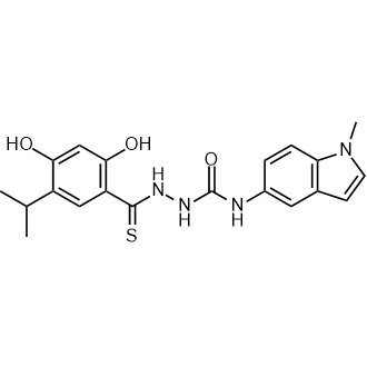 2-(2,4-Dihydroxy-5-isopropylphenylcarbonothioyl)-n-(1-methyl-1h-indol-5-yl)hydrazine-1-carboxamide|CS-0687945