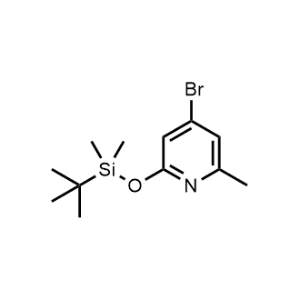 4-Bromo-2-((tert-Butyldimethylsilyl)oxy)-6-methylpyridine|CS-0688066