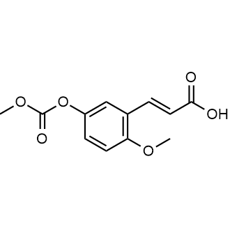3-[2-Methoxy-5-[(methoxycarbonyl)oxy]phenyl]-2-propenoic acid|CS-0688209