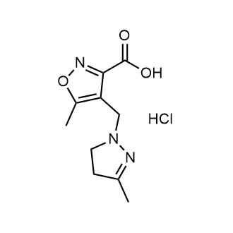 5-Methyl-4-((3-methyl-4,5-dihydro-1h-pyrazol-1-yl)methyl)isoxazole-3-carboxylic acid hydrochloride|CS-0688326