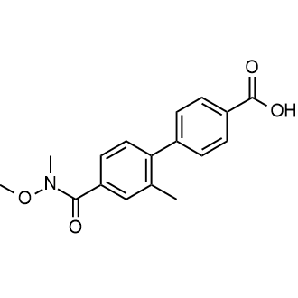 4'-(Methoxy(methyl)carbamoyl)-2'-methyl-[1,1'-biphenyl]-4-carboxylic acid|CS-0688527