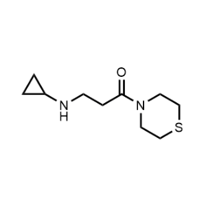 3-(Cyclopropylamino)-1-thiomorpholinopropan-1-one|CS-0688686