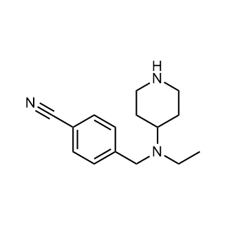 4-((Ethyl(piperidin-4-yl)amino)methyl)benzonitrile|CS-0688688