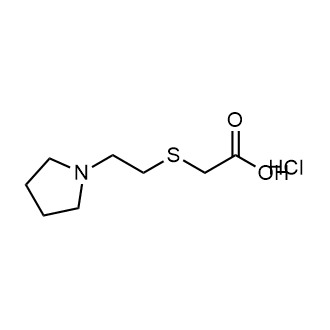 2-((2-(Pyrrolidin-1-yl)ethyl)thio)acetic acid hydrochloride|CS-0688766