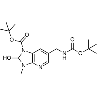 tert-Butyl 6-(((tert-butoxycarbonyl)amino)methyl)-2-hydroxy-3-methyl-2,3-dihydro-1h-imidazo[4,5-b]pyridine-1-carboxylate|CS-0688864