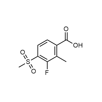 3-Fluoro-2-methyl-4-(methylsulfonyl)benzoic acid|CS-0689068
