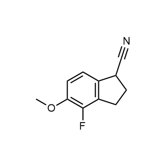 4-Fluoro-5-methoxy-2,3-dihydro-1h-indene-1-carbonitrile|CS-0689150