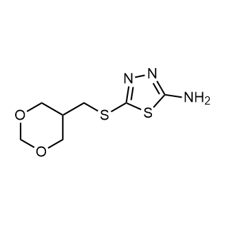 5-(((1,3-Dioxan-5-yl)methyl)thio)-1,3,4-thiadiazol-2-amine|CS-0689194