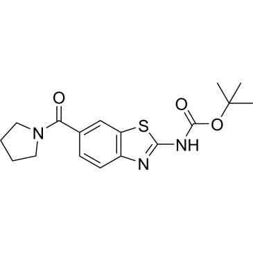 tert-Butyl (6-(pyrrolidine-1-carbonyl)benzo[d]thiazol-2-yl)carbamate|CS-0689196