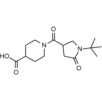 1-(1-(tert-Butyl)-5-oxopyrrolidine-3-carbonyl)piperidine-4-carboxylic acid|CS-0689425