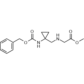 Methyl ((1-(((benzyloxy)carbonyl)amino)cyclopropyl)methyl)glycinate|CS-0689448