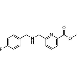 Methyl 6-(((4-fluorobenzyl)amino)methyl)picolinate|CS-0689495