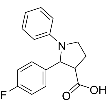 2-(4-Fluorophenyl)-1-phenylpyrrolidine-3-carboxylic acid|CS-0689501