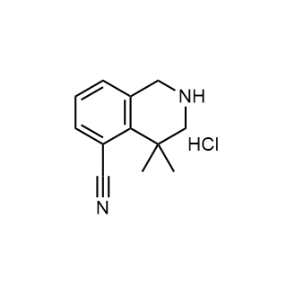 4,4-Dimethyl-1,2,3,4-tetrahydroisoquinoline-5-carbonitrile hydrochloride|CS-0689601
