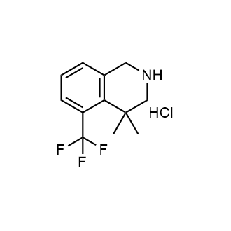4,4-Dimethyl-5-(trifluoromethyl)-1,2,3,4-tetrahydroisoquinoline hydrochloride|CS-0689617