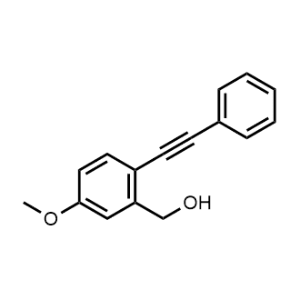 (5-Methoxy-2-(phenylethynyl)phenyl)methanol|CS-0689692