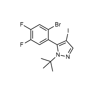 5-(2-Bromo-4,5-difluorophenyl)-1-(tert-Butyl)-4-iodo-1h-pyrazole|CS-0689734