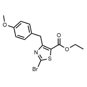 Ethyl 2-bromo-4-(4-methoxybenzyl)thiazole-5-carboxylate|CS-0689751
