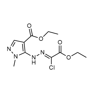Ethyl (z)-5-(2-(1-chloro-2-ethoxy-2-oxoethylidene)hydrazinyl)-1-methyl-1h-pyrazole-4-carboxylate|CS-0689785