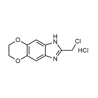 2-(Chloromethyl)-6,7-dihydro-1h-[1,4]dioxino[2',3':4,5]benzo[1,2-d]imidazole hydrochloride|CS-0689929
