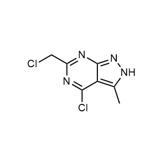 4-Chloro-6-(chloromethyl)-3-methyl-2h-pyrazolo[3,4-d]pyrimidine|CS-0690032