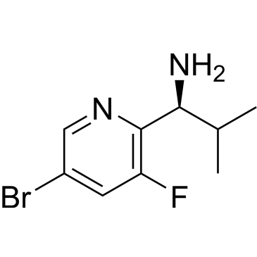 (s)-1-(5-Bromo-3-fluoropyridin-2-yl)-2-methylpropan-1-amine|CS-0690221