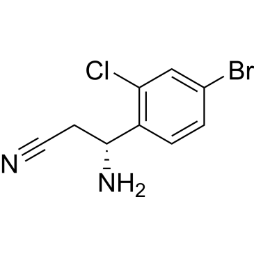 (r)-3-Amino-3-(4-bromo-2-chlorophenyl)propanenitrile|CS-0690426