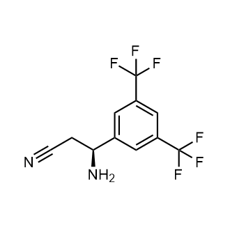 (s)-3-Amino-3-(3,5-bis(trifluoromethyl)phenyl)propanenitrile|CS-0690695