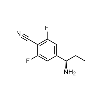 (r)-4-(1-Aminopropyl)-2,6-difluorobenzonitrile|CS-0690952