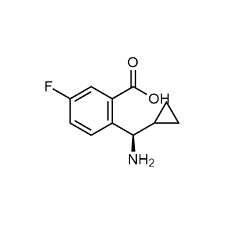 2-[(R)-Aminocyclopropylmethyl]-5-fluorobenzoic acid|CS-0690962