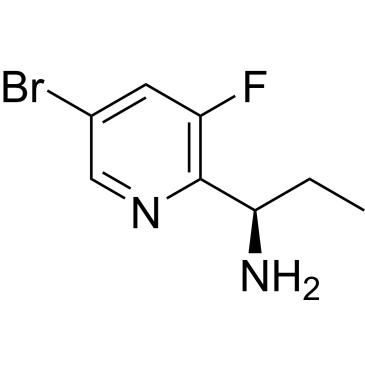 (r)-1-(5-Bromo-3-fluoropyridin-2-yl)propan-1-amine|CS-0691052