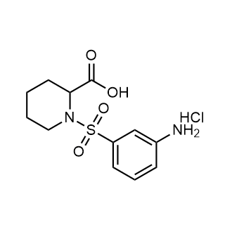 1-((3-Aminophenyl)sulfonyl)piperidine-2-carboxylic acid hydrochloride|CS-0691217