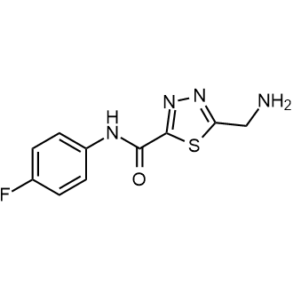 5-(Aminomethyl)-n-(4-fluorophenyl)-1,3,4-thiadiazole-2-carboxamide|CS-0691569