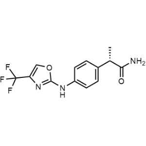 (s)-2-(4-((4-(Trifluoromethyl)oxazol-2-yl)amino)phenyl)propanamide|CS-0691579