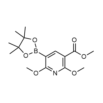 Methyl 2,6-dimethoxy-5-(4,4,5,5-tetramethyl-1,3,2-dioxaborolan-2-yl)nicotinate|CS-0691691