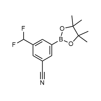 3-(Difluoromethyl)-5-(4,4,5,5-tetramethyl-1,3,2-dioxaborolan-2-yl)benzonitrile|CS-0691698
