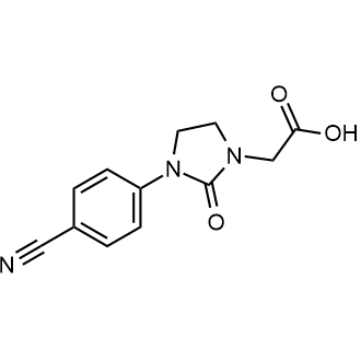 2-(3-(4-Cyanophenyl)-2-oxoimidazolidin-1-yl)acetic acid|CS-0691790