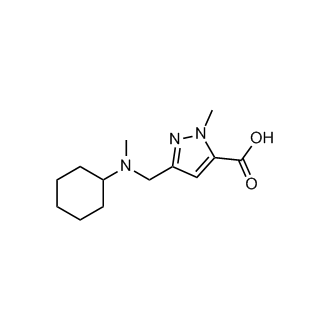 3-((Cyclohexyl(methyl)amino)methyl)-1-methyl-1h-pyrazole-5-carboxylic acid|CS-0691793
