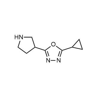 2-Cyclopropyl-5-(pyrrolidin-3-yl)-1,3,4-oxadiazole|CS-0691839