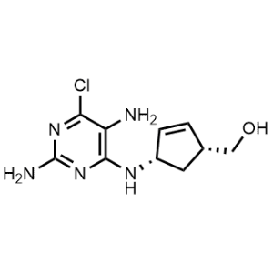 ((1r,4s)-4-((2,5-Diamino-6-chloropyrimidin-4-yl)amino)cyclopent-2-en-1-yl)methanol|CS-0691925