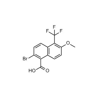 2-Bromo-6-methoxy-5-(trifluoromethyl)-1-naphthoic acid|CS-0691938