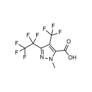 1-Methyl-3-(perfluoroethyl)-4-(trifluoromethyl)-1h-pyrazole-5-carboxylic acid|CS-0691946