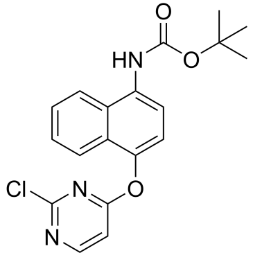 tert-Butyl (4-((2-chloropyrimidin-4-yl)oxy)naphthalen-1-yl)carbamate|CS-0692234