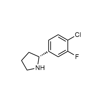 (r)-2-(4-Chloro-3-fluorophenyl)pyrrolidine|CS-0692600