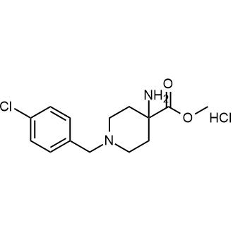 Methyl 4-amino-1-(4-chlorobenzyl)piperidine-4-carboxylate hydrochloride|CS-0692749