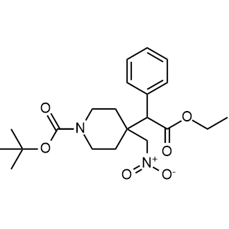 tert-Butyl 4-(2-ethoxy-2-oxo-1-phenylethyl)-4-(nitromethyl)piperidine-1-carboxylate|CS-0692800