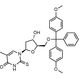 1-((2r,4s,5r)-5-((Bis(4-methoxyphenyl)(phenyl)methoxy)methyl)-4-hydroxytetrahydrofuran-2-yl)-5-methyl-2-thioxo-2,3-dihydropyrimidin-4(1h)-one|CS-0693380